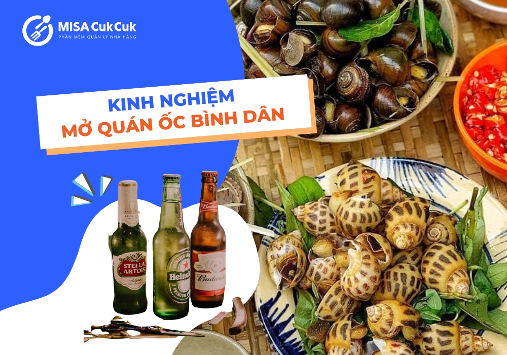 Kinh nghiệm mở quán ốc