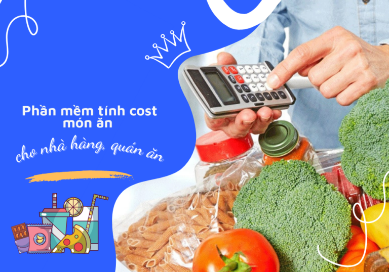 phần mềm tính cost món ăn