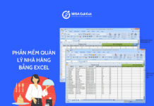 Phần mềm quản lý nhà hàng bằng excel