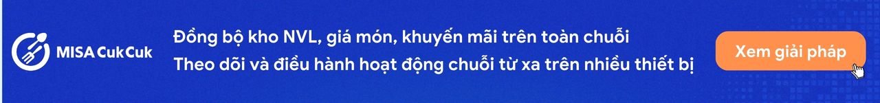 Dùng thử phần mềm quản lý chuỗi nhà hàng