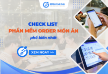 Phần mềm order món ăn