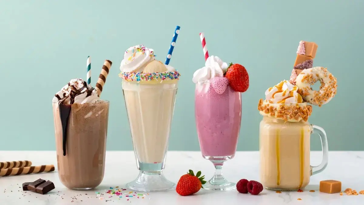 Milkshake là thức uống đặc biệt phù hợp với giới trẻ