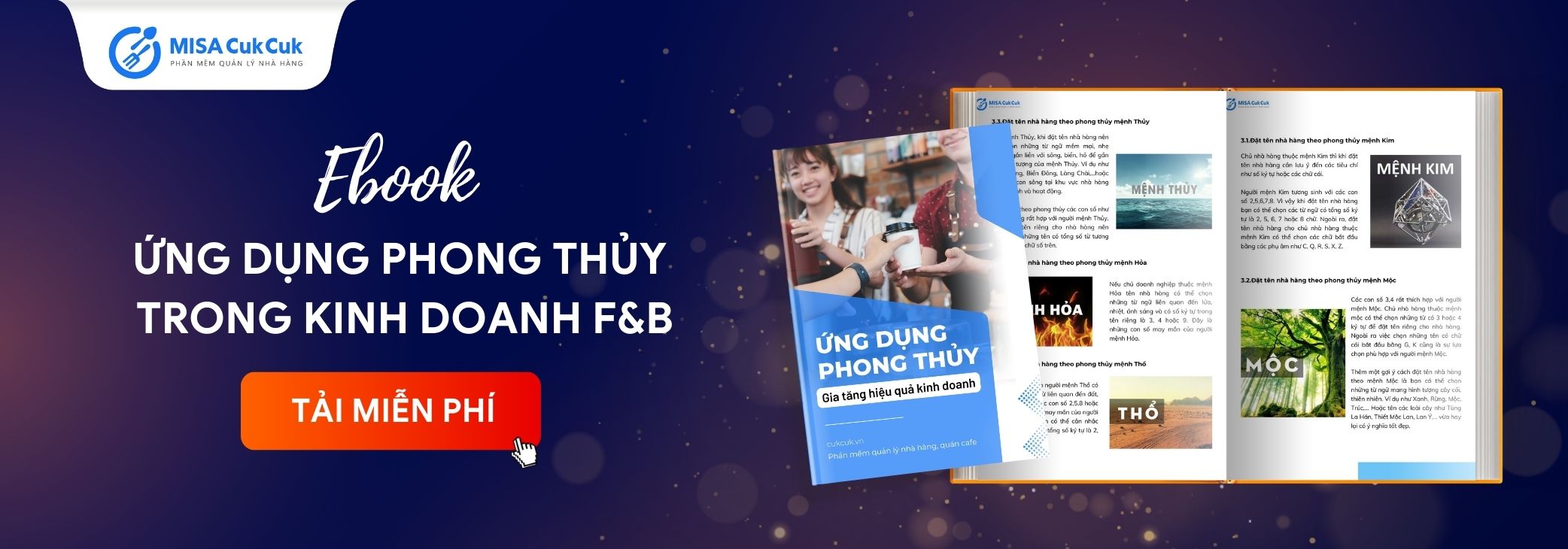 ứng dụng phong thủy trong kinh doanh f&b