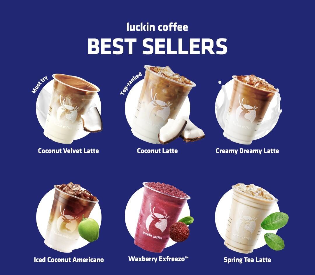 Sản phẩm best seller của Luckin Coffee