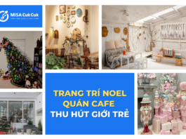 Phong cách trang trí Noel quán cafe thu hút giới trẻ