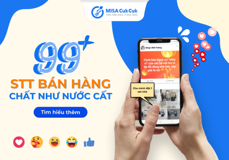 99+ STT bán hàng chất như nước cất