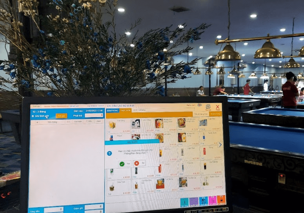 Phần mềm bán hàng quán bida Dantrisoft