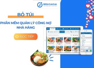 phần mềm quản lý công nợ nhà hàng