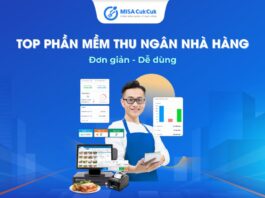 Phần mềm thu ngân nhà hàng