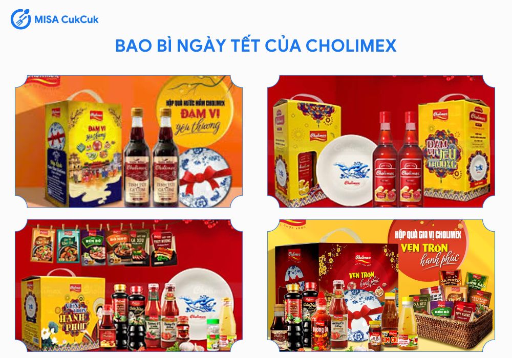 Bao bì ngày Tết của Cholimex