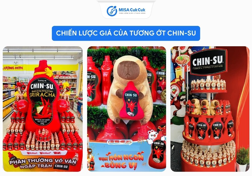 Chiến lược giá của tương ớt Chin-Su