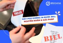 Máy POS không in được bill