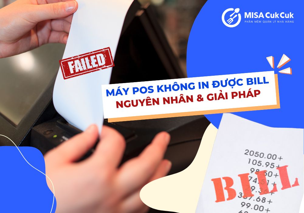 Máy POS không in được bill