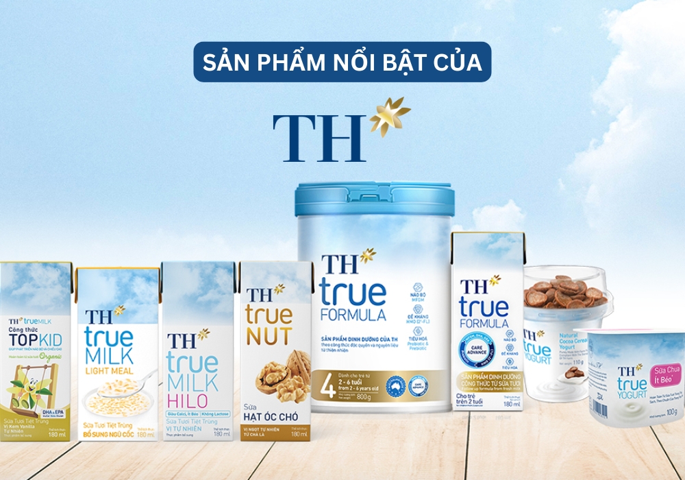 Các sản phẩm của TH True Milk