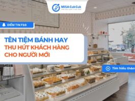 Tên tiệm bánh hay